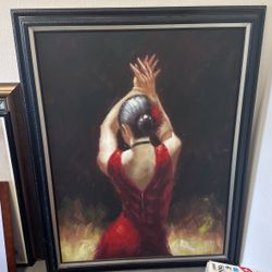 Flaminco Dancer Painting