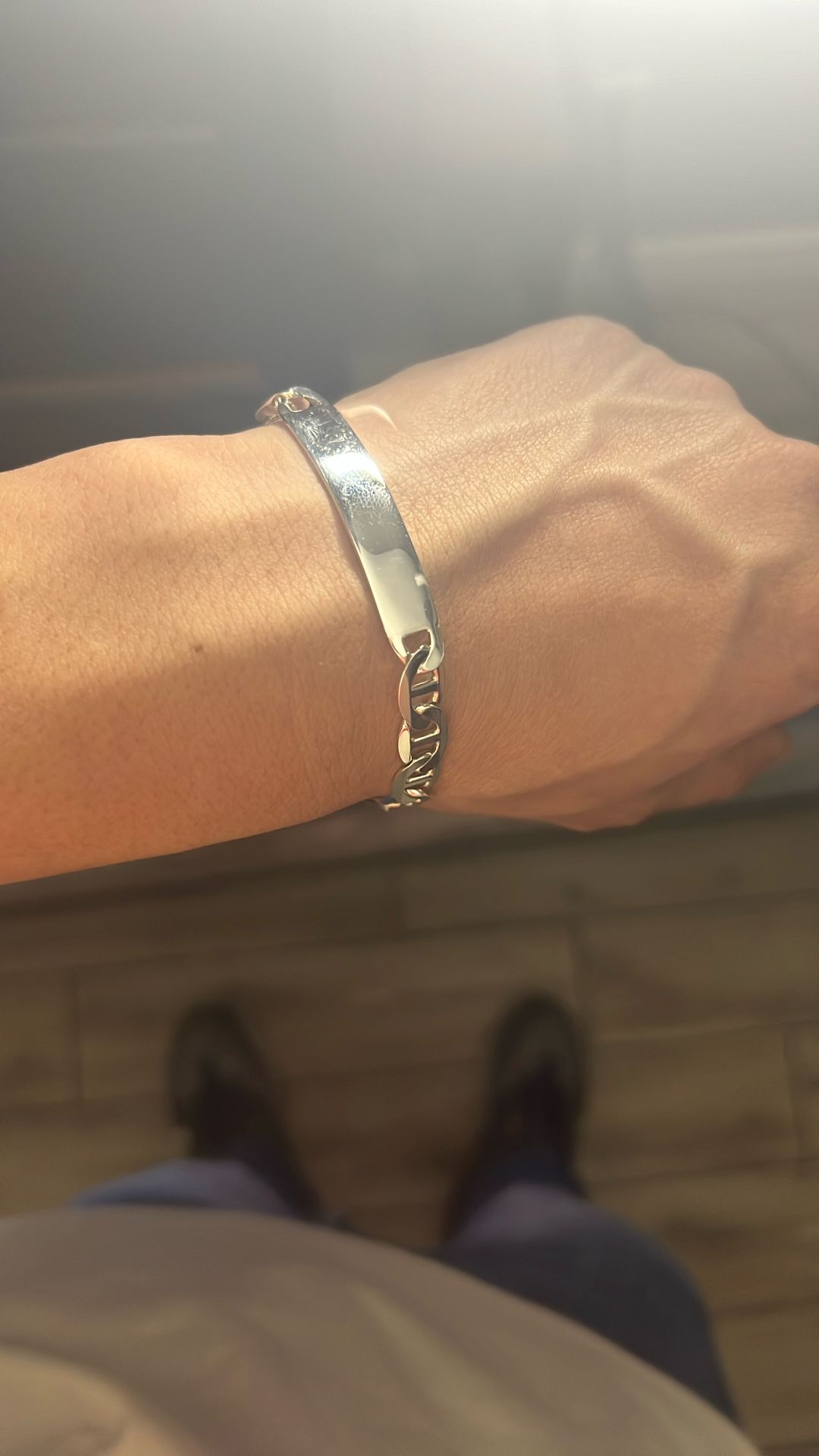Silver Men Women Bracelet