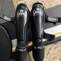 Top King MuayThai Shinguards 