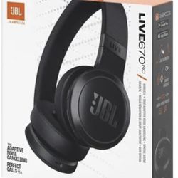 JBL Live 675NC Wireless Noise-Cancelling On-Ear Headphones - Open Box