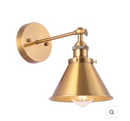 Rhem 1-Light Brushed Brass Wall Sconce