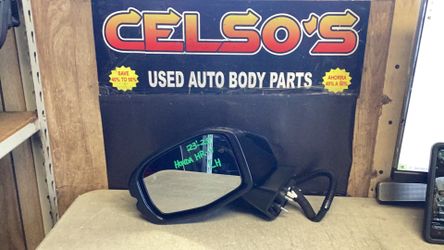 23 25 Honda HR-V LH Mirror Blind Spot OEM. Black