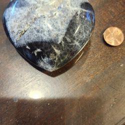 Dendritic Agate Crystal Heart 