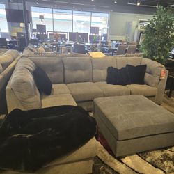 2 Piece Grey Sectional FINANCING AVAILABLE NO Credit Needed 