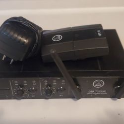 AKG DSR 70 Wireless Receiver And DPT 70 Wireless Pack