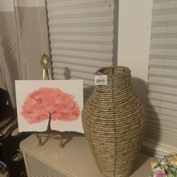 Brown Metal Coastal Style Vase