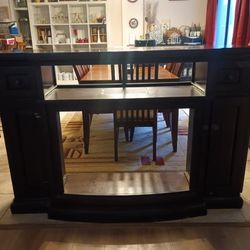 PENDING 5PM Fireplace Surround - Fish Tank - TV Stand