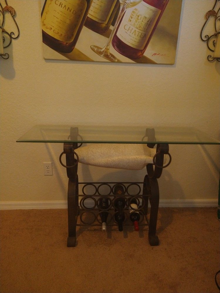Wine Rack Table