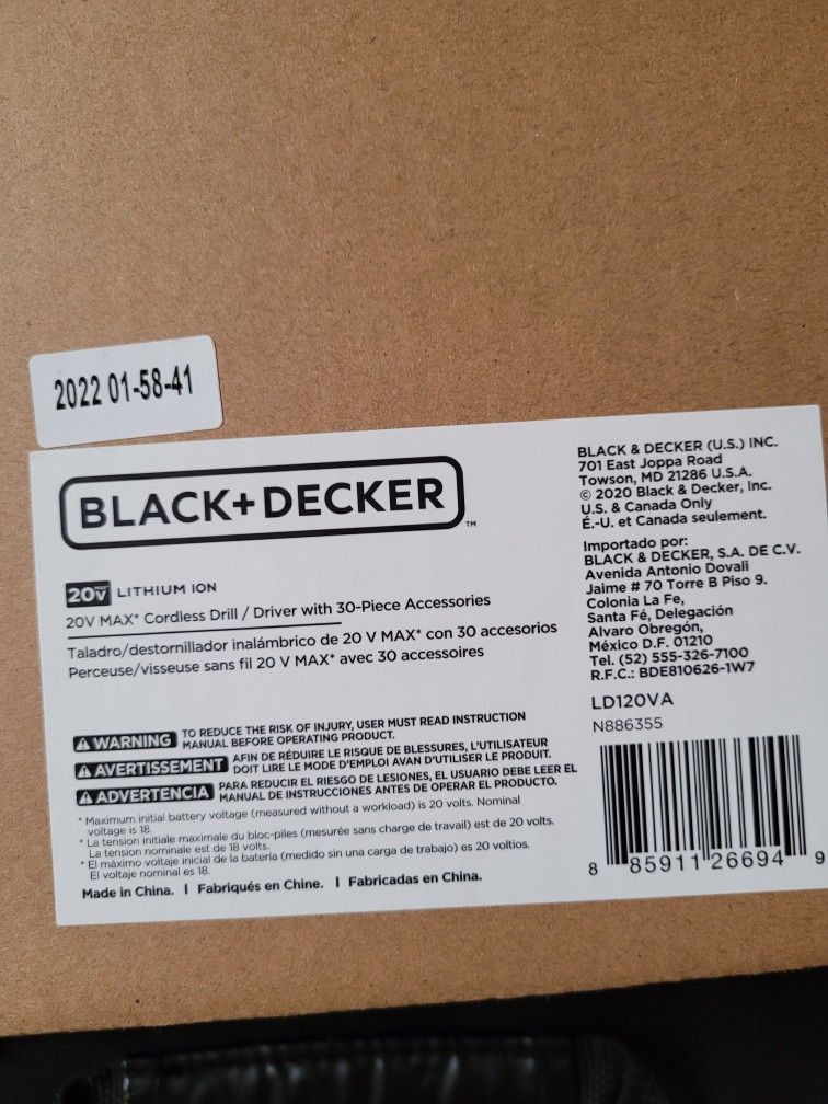 BLACK+DECKER 20V MAX POWER