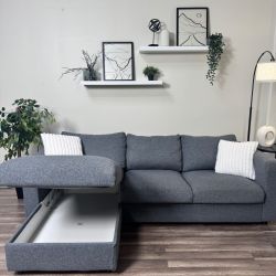 Ikea Finnala Gray Sectional Couch DELIVERY WITHIN A WEEK