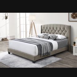 Queen Bed Frame With Mattress & Boxspring All Included For Only $295 🚨 Ready For Delivery 🚚 
