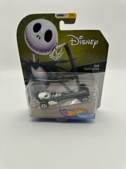 Hot Wheels Disney Jack Skellington Character Cars Diecast - FLH48