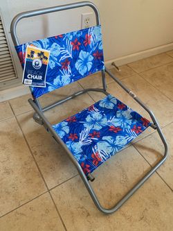 Beach Chair. NEW Low to Ground