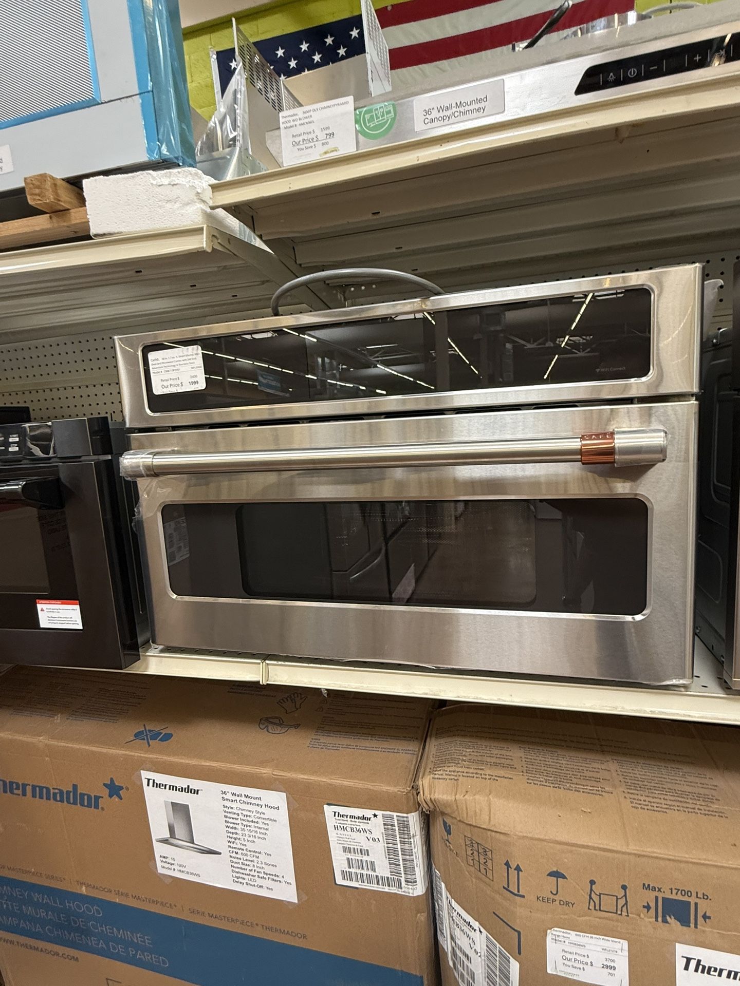 Cafe 30” built in microwave 