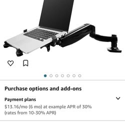 Flexi mount 2 in 1 desk laptop monitor mount
