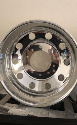 19.5x6 ALCOA Ford Super Duty & Dodge Ram -FRONT OR REAR Wheel 10 on 225mm