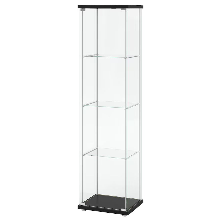Brand New Ikea DETOLF Tempered Glass -Door Cabinet