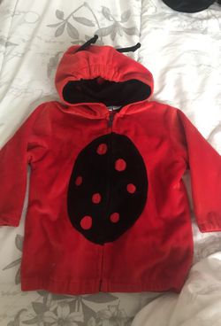 Ladybug zipper costume jacket 24 months