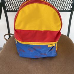Vintage Kids Airplane Design Backpack Made By Concourse - From The 1980’s In Great Condition 