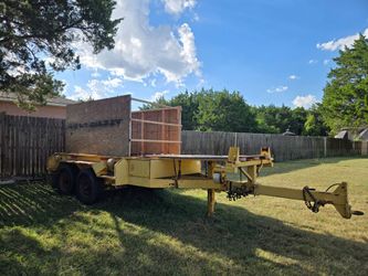Pole transfer/utility trailer