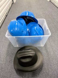 Lot of 7 Hard Hats – 6 MSA + Jackson Western Full Brim
