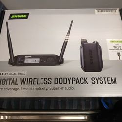 Brand New Shure Digital Wireless Body pack System GLXD14+/93-Z3