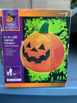 NEW Halloween 2.5FT Pumpkin Airblown Inflatable