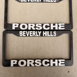 Porsche Beverly Hills Plastic Dealership Frames