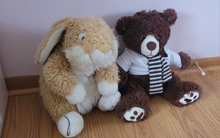 Bunny And The Bear Stuffed Toys
