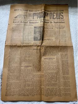 September 12, 1940 ORIGINAL VINTAGE NEWSPAPER