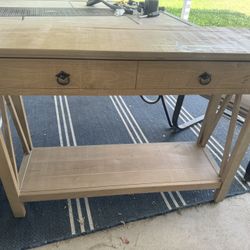 Rustic Farmhouse Console Table – $75