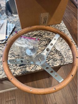 66 Ford Mustang Classic Wood Steering Wheel