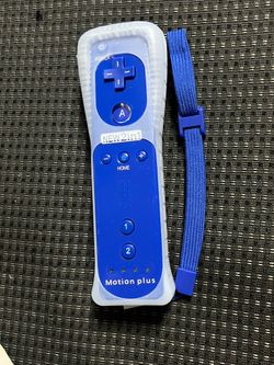#72 NEW Motion Plus Wii Remote Upgraded Sensor for Nintendo Wii Console DARK BLUE