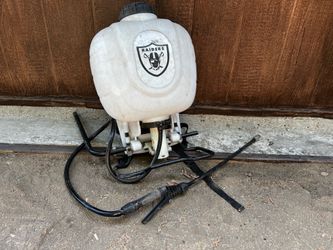 Vintage raiders backpack sprayer for pesticides