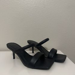 Black Kitten Heels 