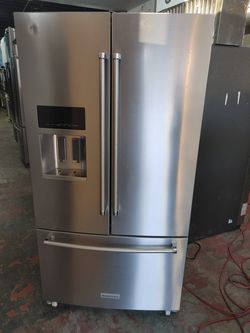 Kitchen Aid stainless steel French door refrigerator