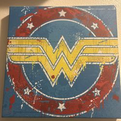 Wonder Woman Wall Art 12 Inches By 12