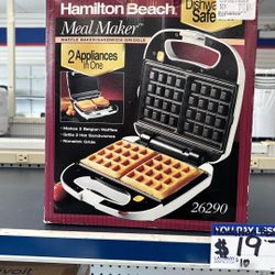 Hamilton Beach Waffle Maker