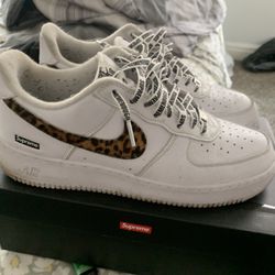 Supreme Air Force Ones Size 10 1/2 Needs To Be Clean 