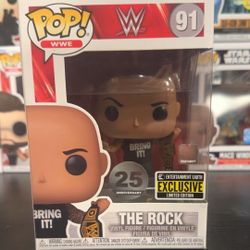 WWE “The Rock” 25th Anniversary Funko Pop
