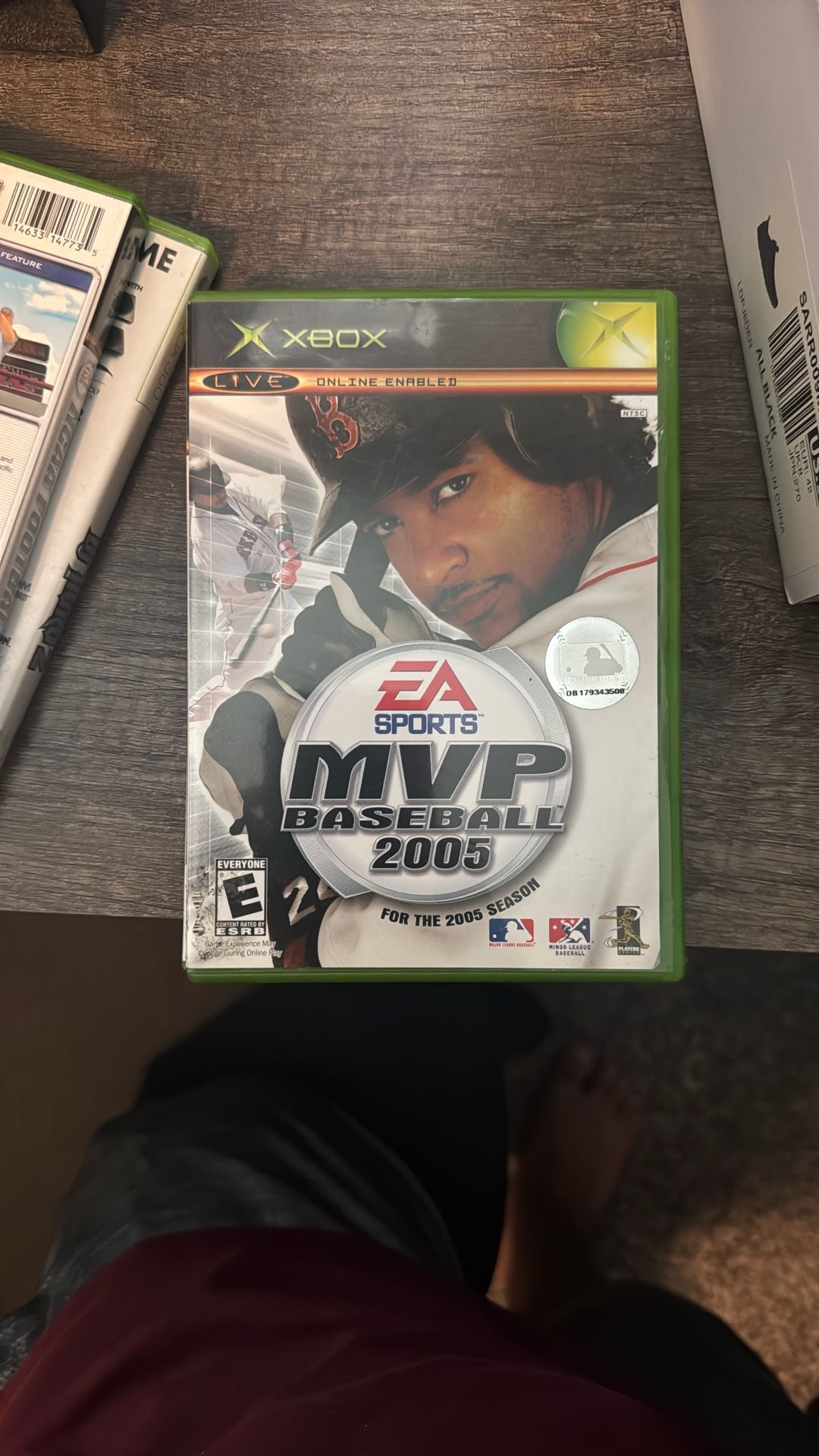 MVP Baseball 2005 (Original Xbox) Black Label CIB COMPLETE Manual
