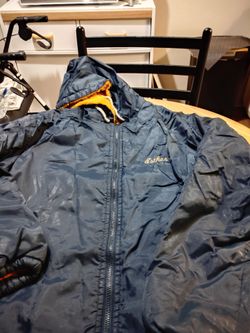 Dark Blue Academy Swim Parka