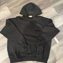 Black Essentials Hoodie Size Small 