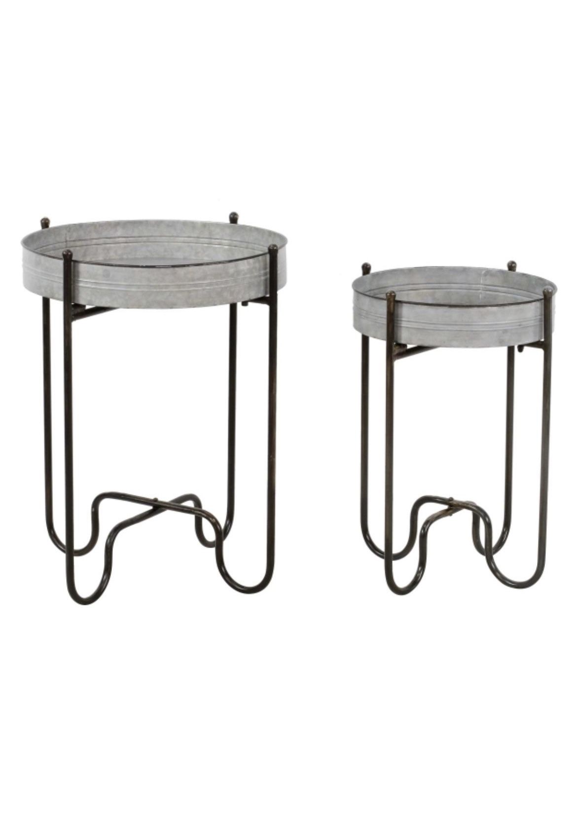 Metal Tables (Set of 2)