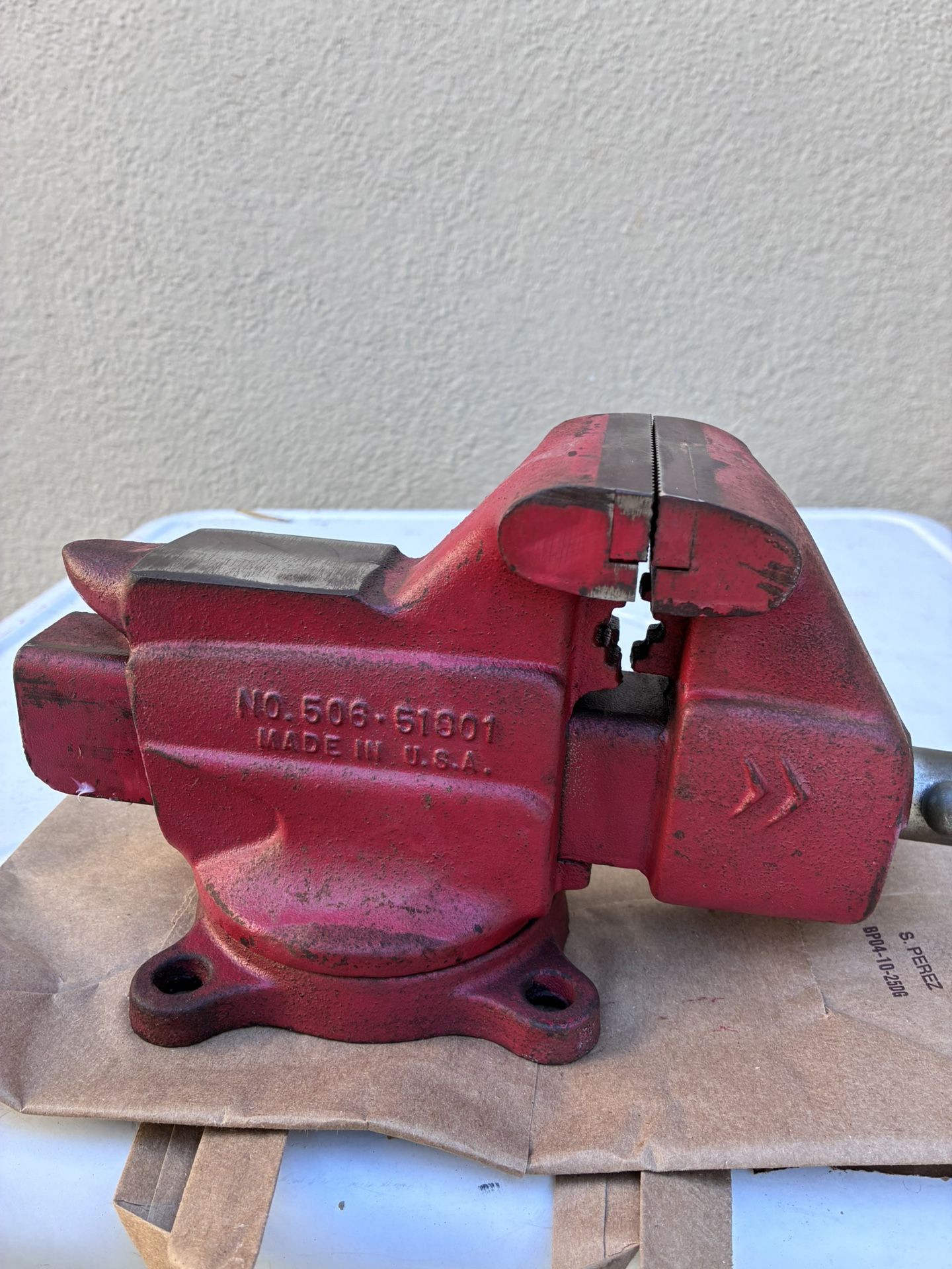 Vintage 3 1/2 Inch Craftsman Vise 