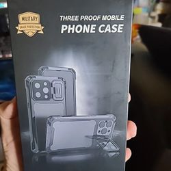 Three Proof Mobile Wifort Iphone 14 Pro Black Phone Case