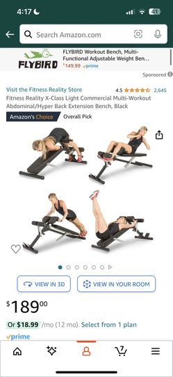 Back Extension Workout Bench