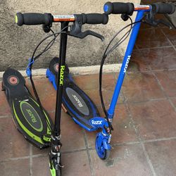 Electric Scooter Razor E95 Power Core - Blue And Green 