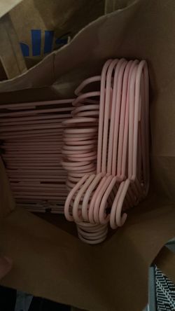 Toddler pink hangers