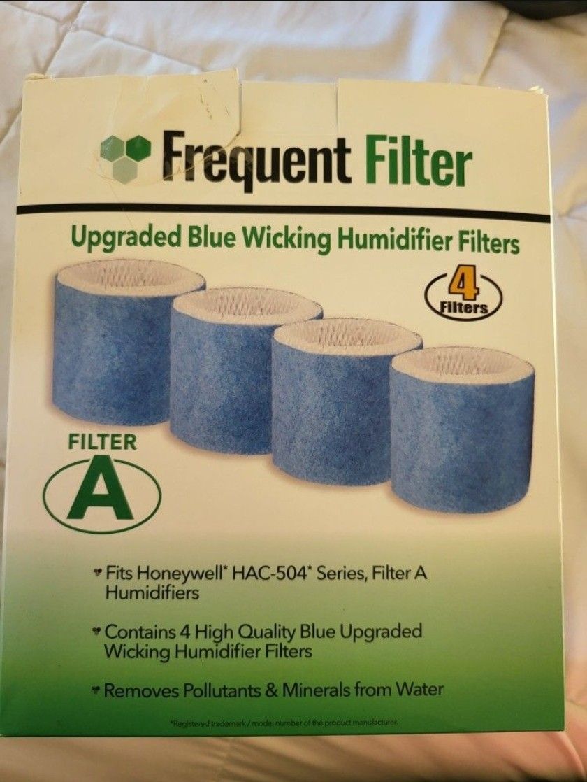 4 Pack of Premium Humidifier Filters | Compatible with Honeywell Humidifier Filter HAC-504, HAC-504A